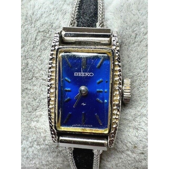 Vintage Ladies Seiko 11-3180 Silver Tone 17 Jewels Mechanical Watch WORKS‎ - Picture 1 of 13